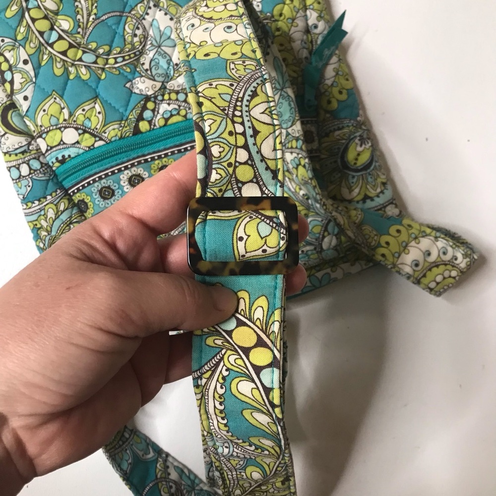 Vera Bradley Quilted Adjustable Crossbody Bag Purse - Picture 9 of 11